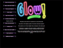 Tablet Screenshot of glowinc.com